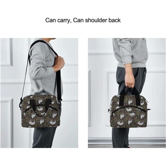 LUNCH Bags for Women Men, Reusable Insulated Lunch Box - Picture 5 of 6